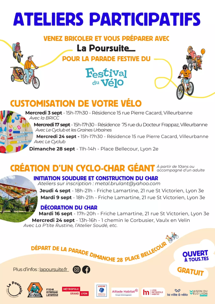 Affiche ateliers festival du vélo (A4)